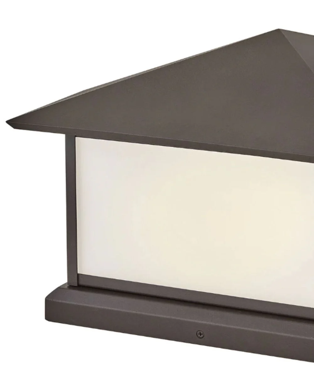 Walter 2-Light Large Pier Mount Lantern 12v in Textured Oil Rubbed Bronze - Image 4