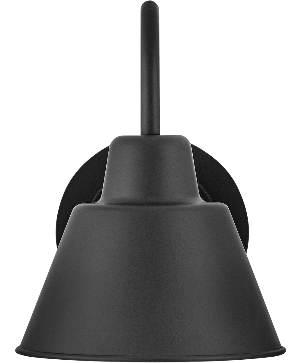 Wes 1-Light Small Gooseneck Barn Light in Black - Image 6