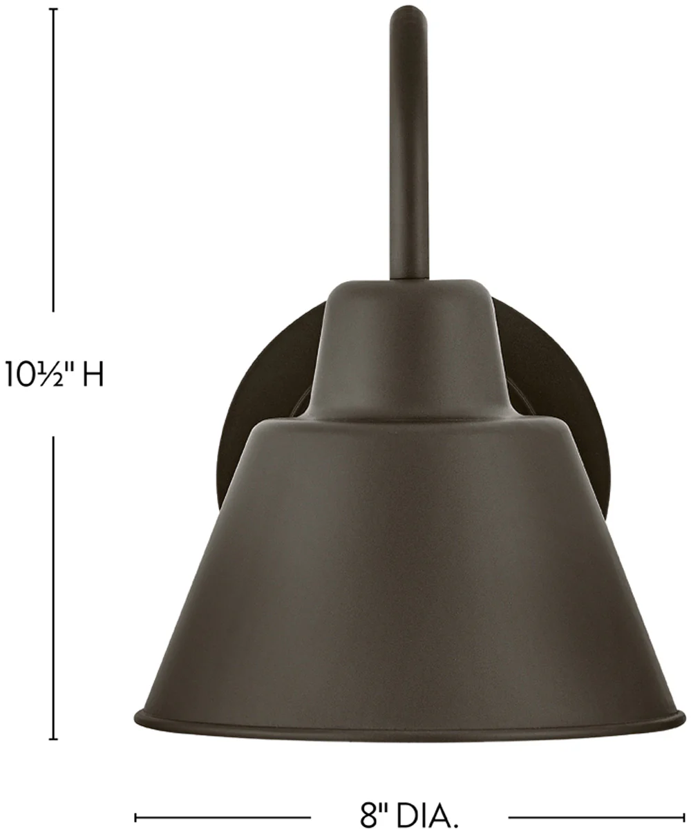 Wes 1-Light Small Gooseneck Barn Light in Oil Rubbed Bronze - Image 2
