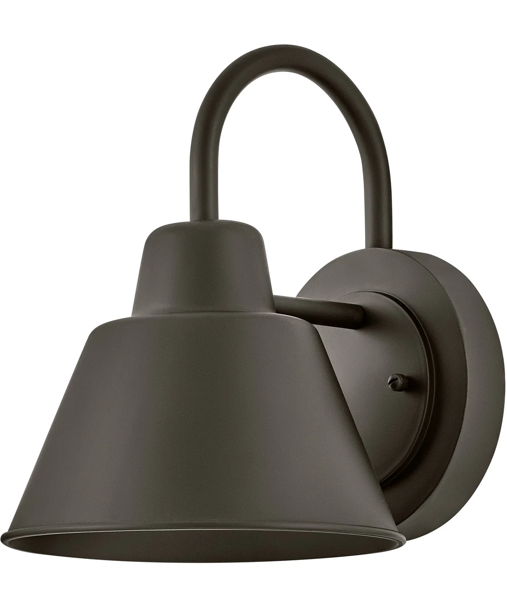 Wes 1-Light Small Gooseneck Barn Light in Oil Rubbed Bronze - Image 3