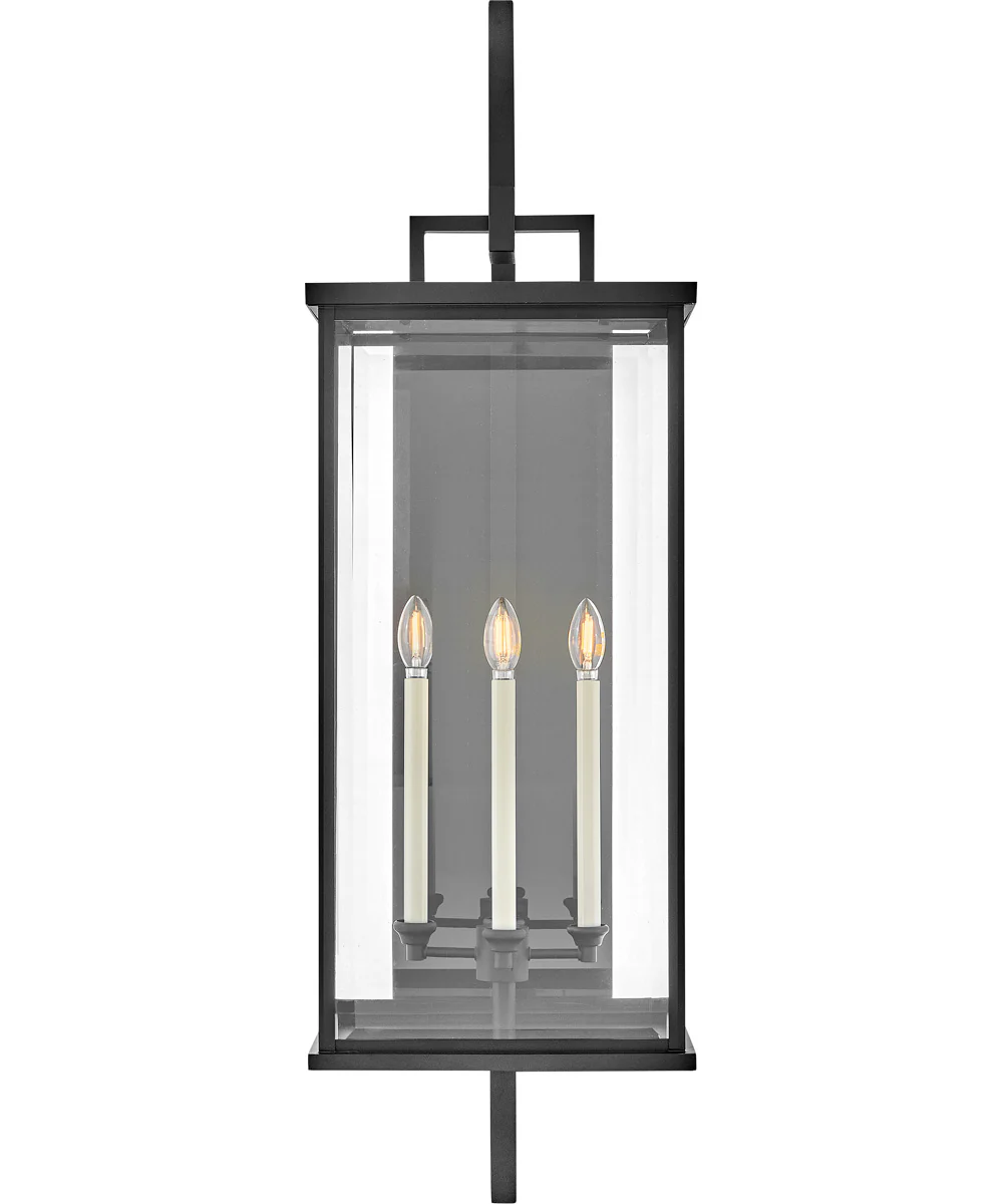 Weymouth 4-Light Extra Large Wall Mount Lantern in Black - Image 3