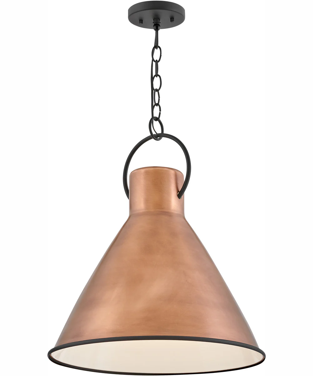 Winnie 1-Light Medium Pendant in Antique Copper - Image 5