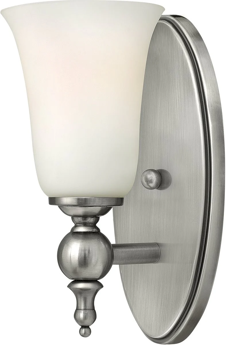 5"W Yorktown 1-Light Bath Antiqued Nickel