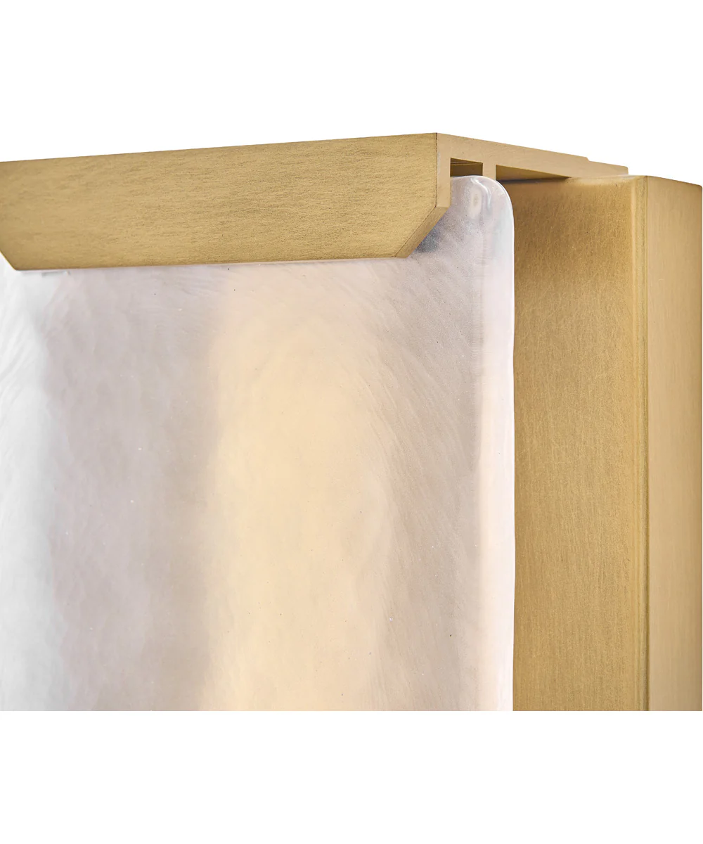 Zayde LED-Light Large Wall Mount Lantern in Heritage Brass - Image 6