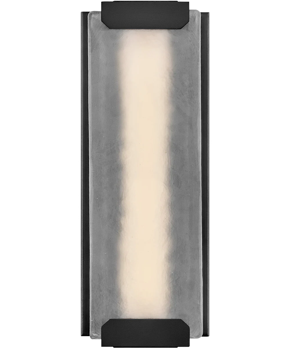 Zayde LED-Light Medium Wall Mount Lantern in Black - Image 3