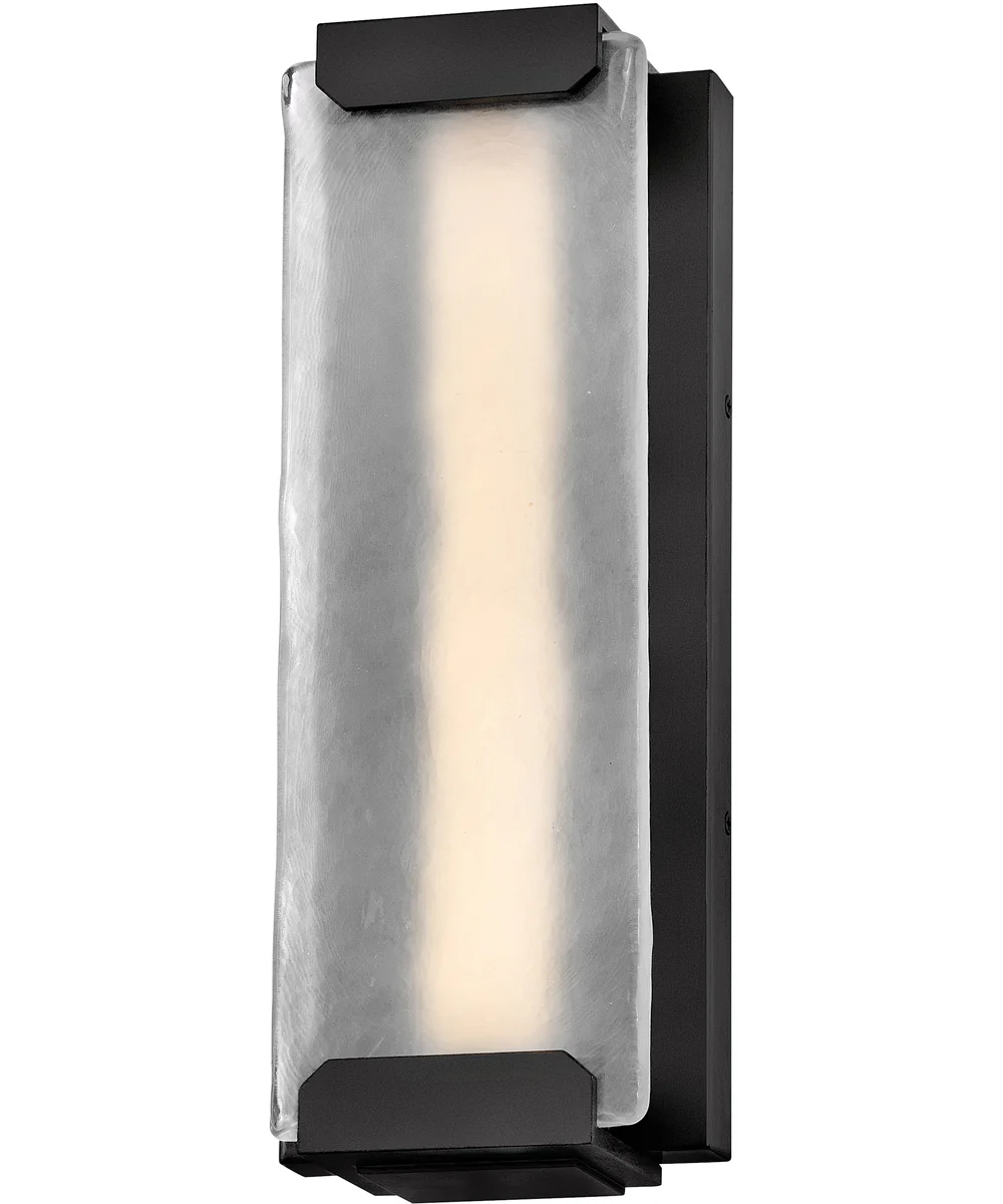 Zayde LED-Light Medium Wall Mount Lantern in Black - Image 4