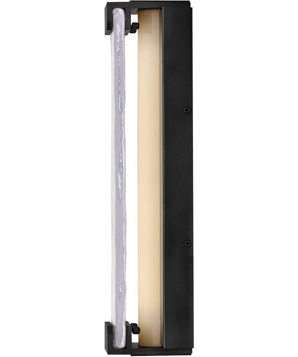 Zayde LED-Light Medium Wall Mount Lantern in Black - Image 5