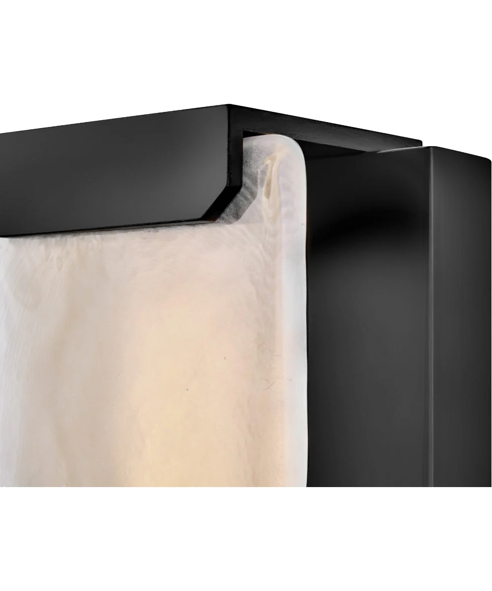 Zayde LED-Light Medium Wall Mount Lantern in Black - Image 6