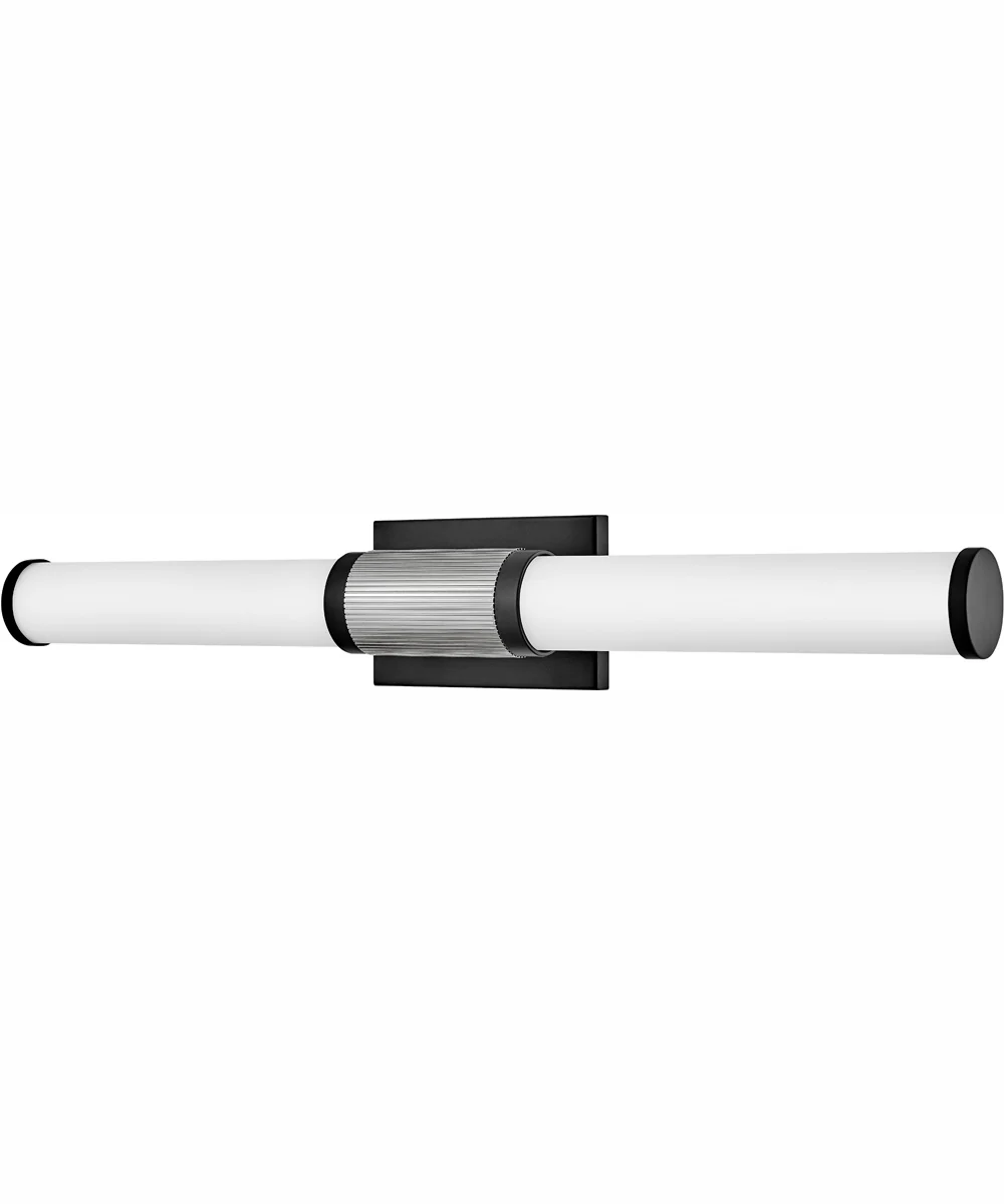 Zevi LED-Light Large LED Vanity in Black with Chrome accents - Image 3