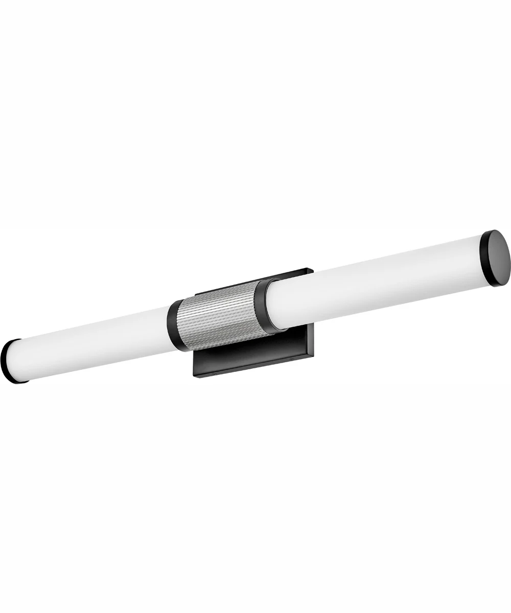 Zevi LED-Light Large LED Vanity in Black with Chrome accents - Image 5