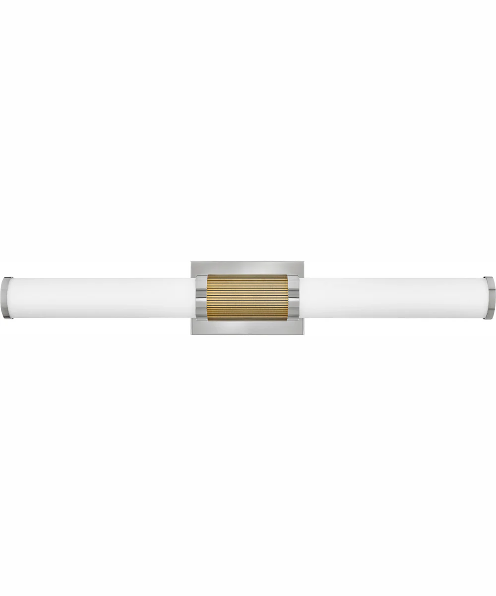 Zevi LED-Light Large LED Vanity in Polished Nickel