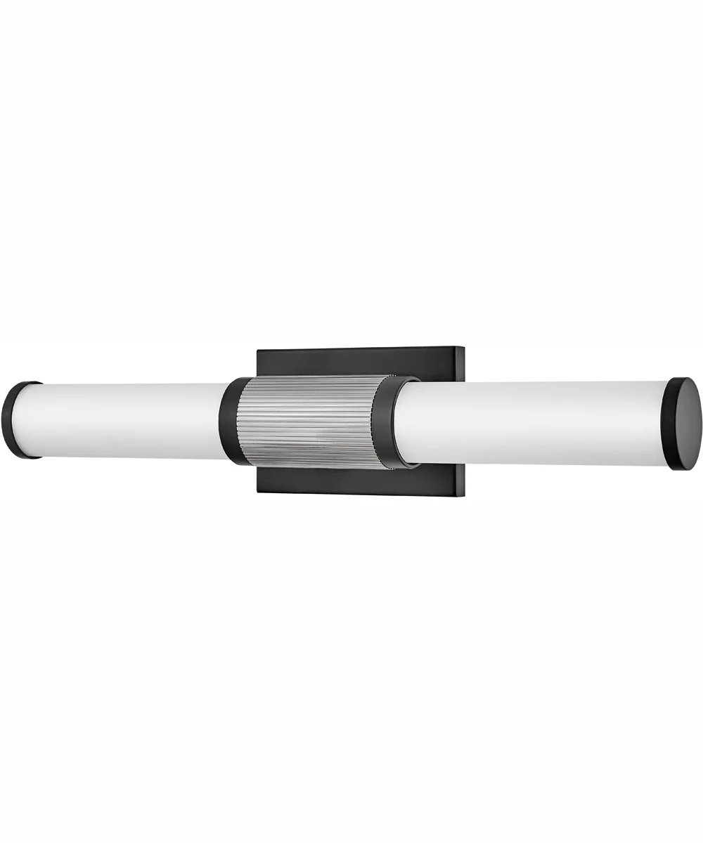 Zevi LED-Light Medium LED Vanity in Black with Chrome accents - Image 3