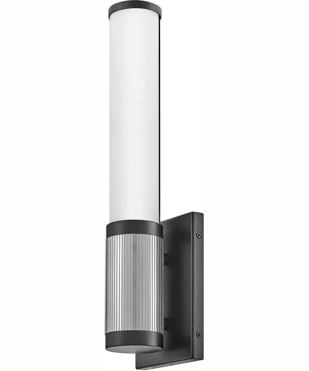 Zevi LED-Light Small LED Vanity in Black with Chrome accents - Image 5