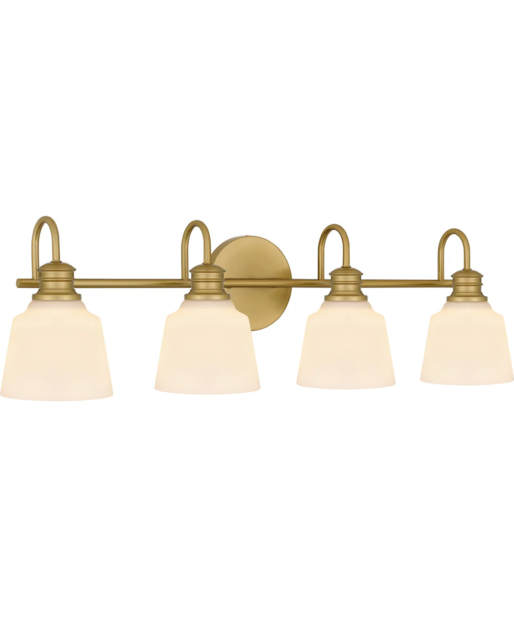 Hinton Extra Large 4-light Bath Light Aged Brass - Image 3