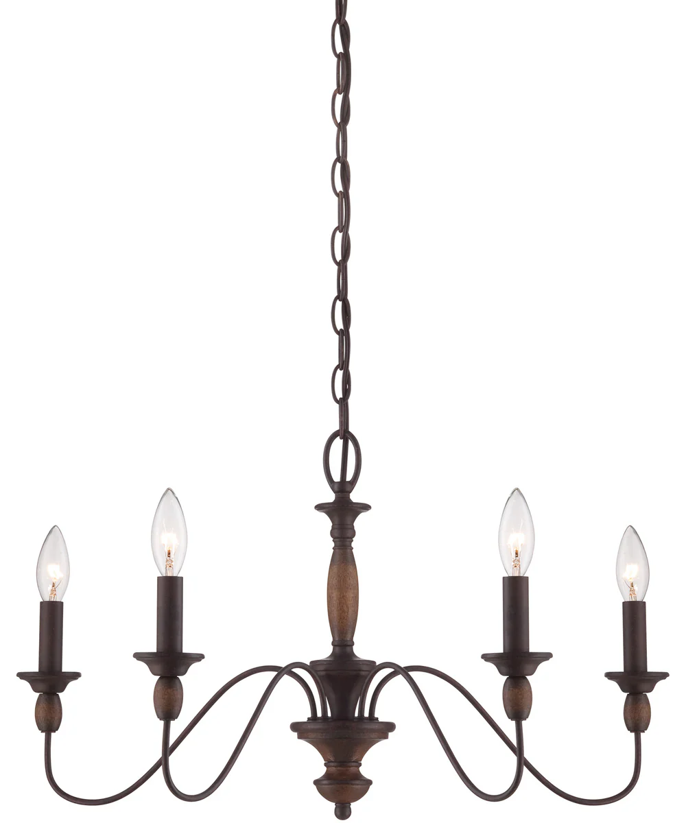 Holbrook 5-light Chandelier Tuscan Brown - Image 5