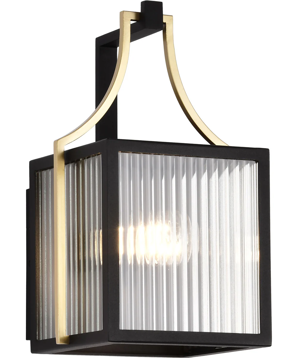 Holden 1-Light Outdoor Black / Gold - Image 2
