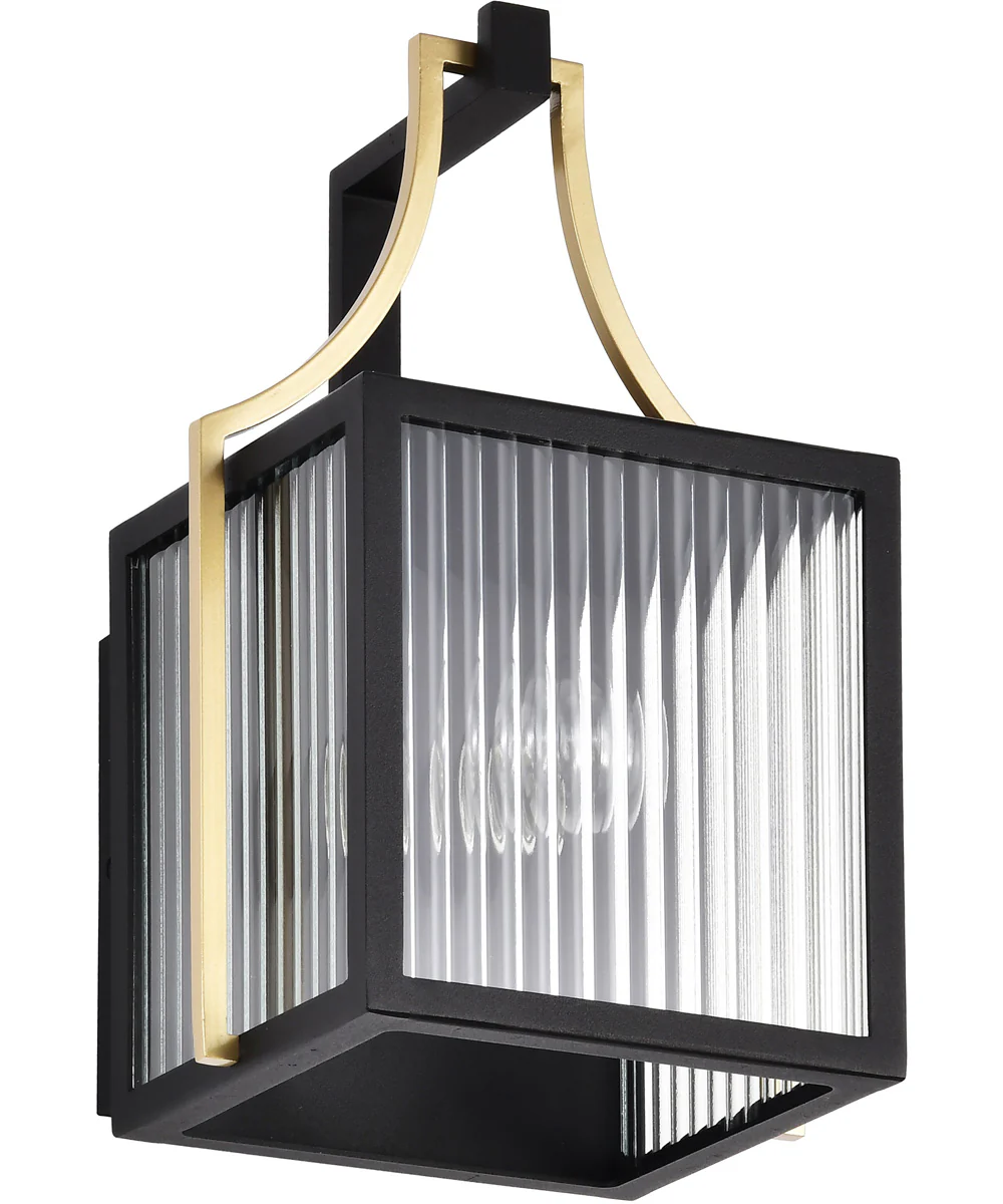 Holden 1-Light Outdoor Black / Gold - Image 3