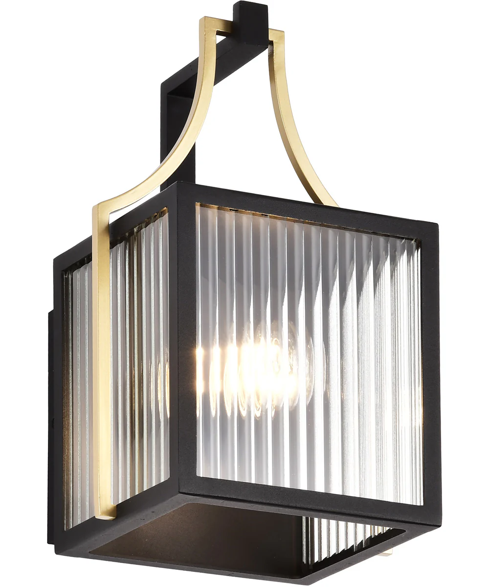 Holden 1-Light Outdoor Black / Gold - Image 4