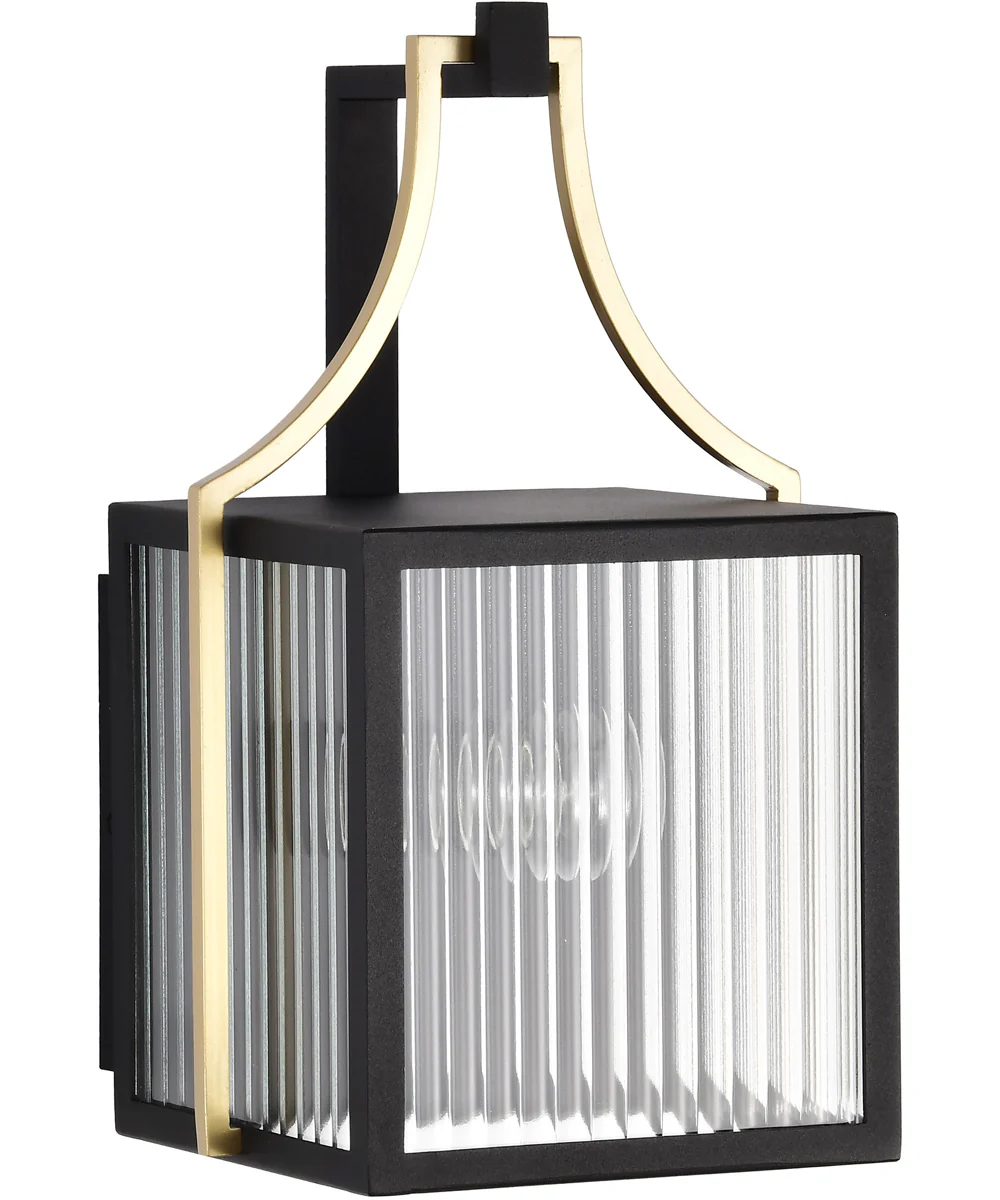 Holden 1-Light Outdoor Black / Gold - Image 5