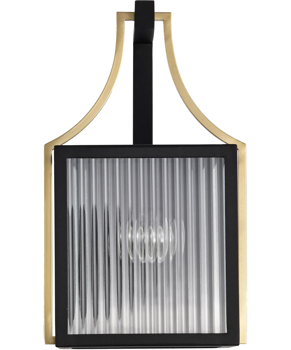 Holden 1-Light Outdoor Black / Gold - Image 7