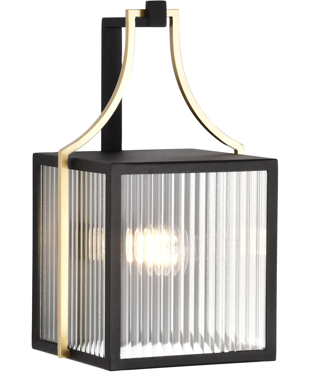 Holden 1-Light Outdoor Black / Gold - Image 6