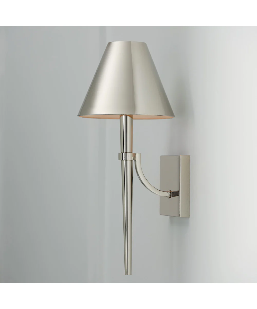 Holden 1-Light Sconce Polished Nickel - Image 4