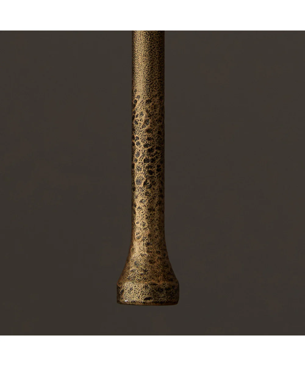 Hollis 1-Light Sconce Matte Black with Hammered Gold - Image 3