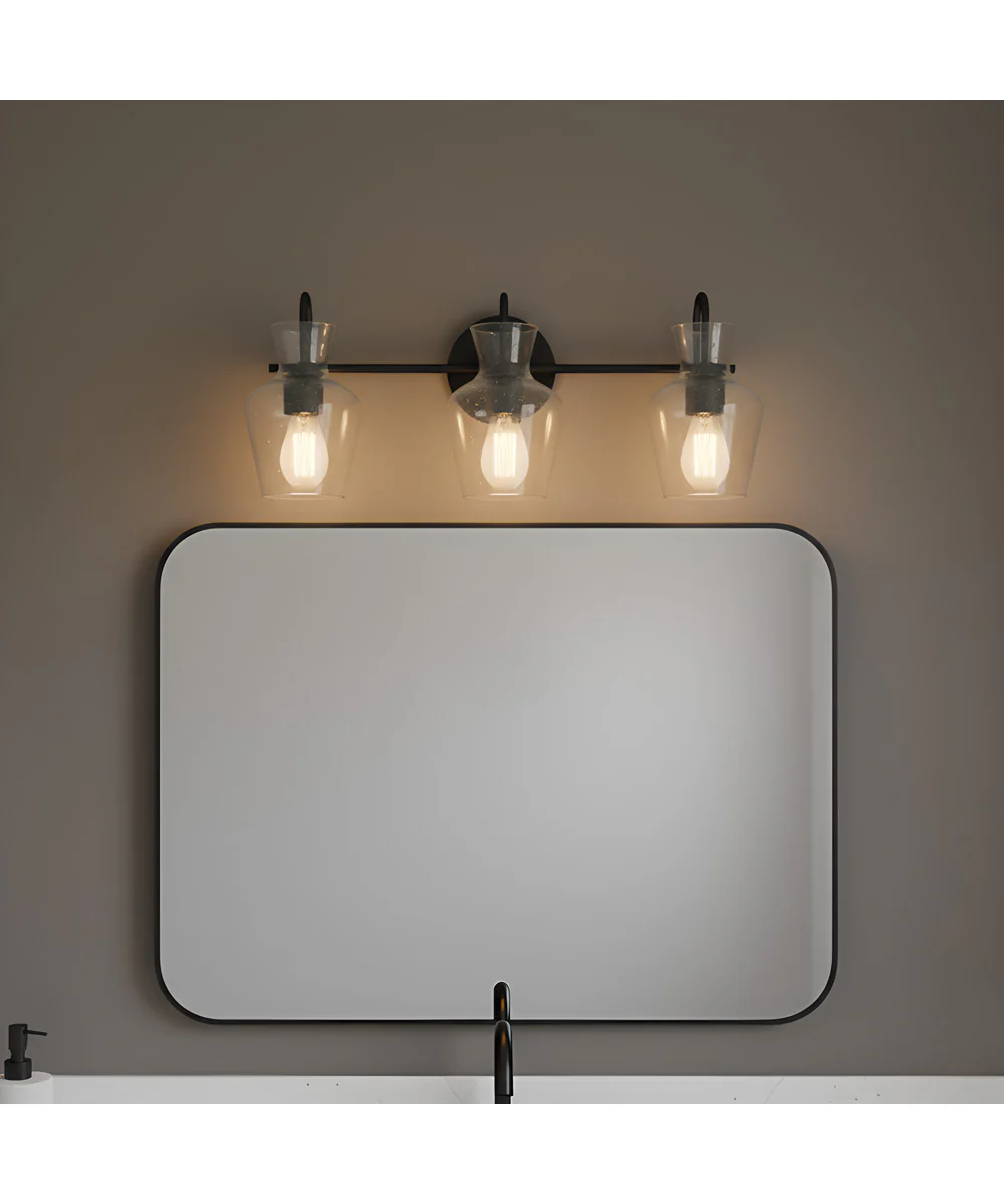 Hollis 3-light Bath Light Matte Black - Image 2