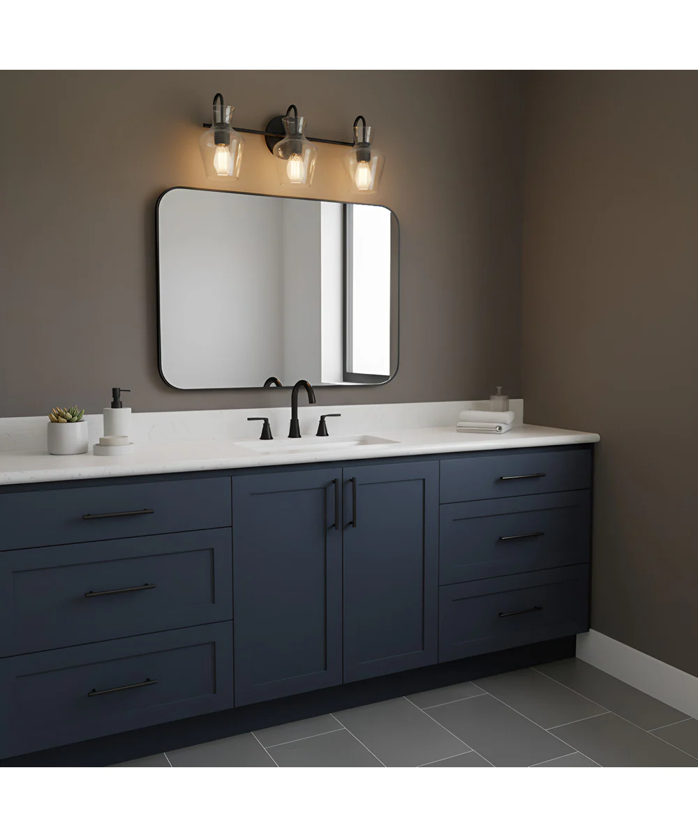 Hollis 3-light Bath Light Matte Black - Image 3