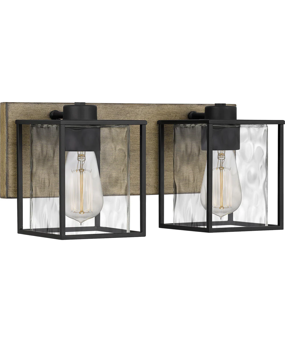 Holsten Medium 2-light Bath Light Matte Black - Image 4