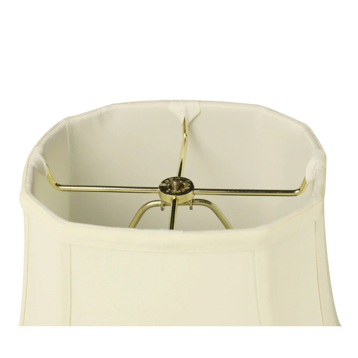 14"W 1-Light Plug In Swag Pendant Ceiling Light Eggshell Shade - Image 3