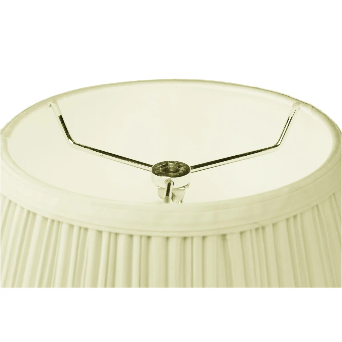 16"W x 12"H Empire Coolie EggShell Mushroom Pleat Hardback Shade - Image 3