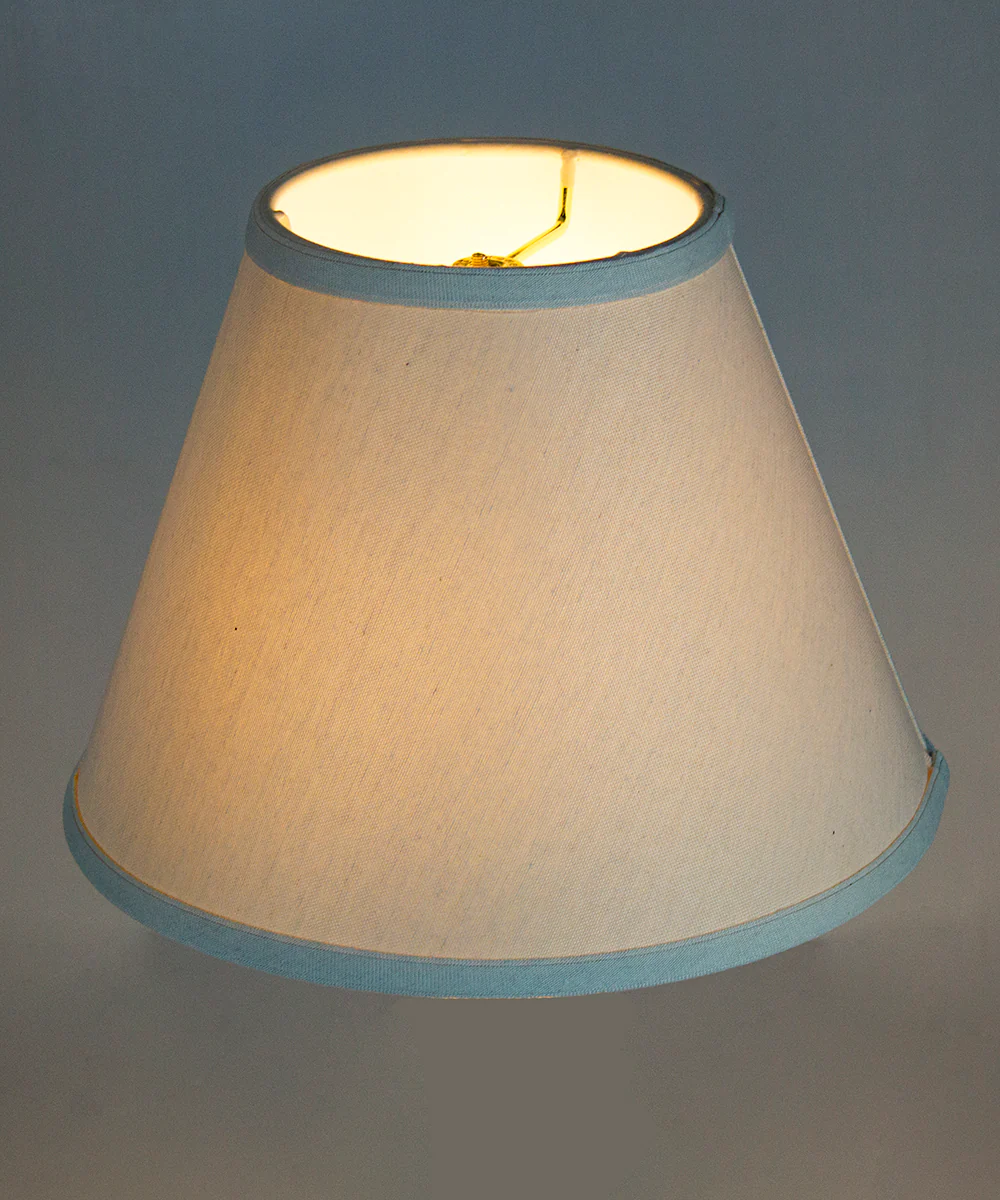 6x12x9 Hard Back Empire Lamp Shade Light Oatmeal - Image 4