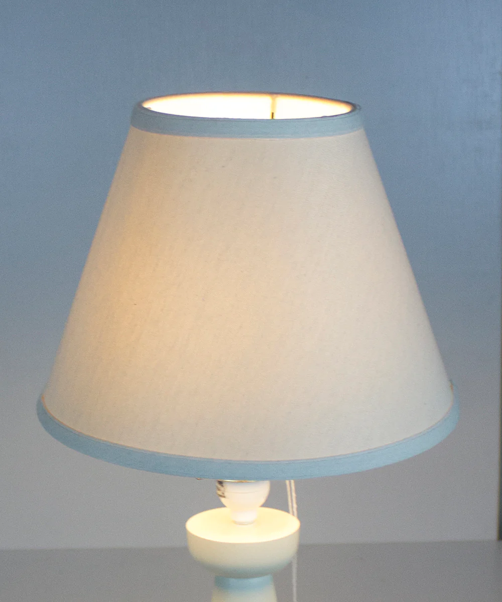 6x12x9 Hard Back Empire Lamp Shade Light Oatmeal - Image 5