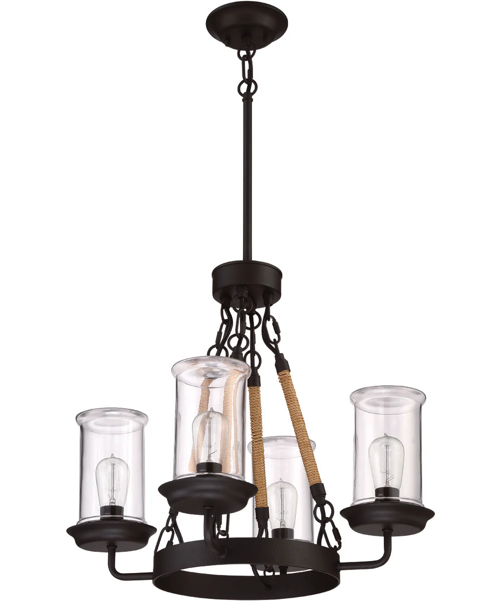 Homestead 4-Light Chandelier Espresso - Image 3