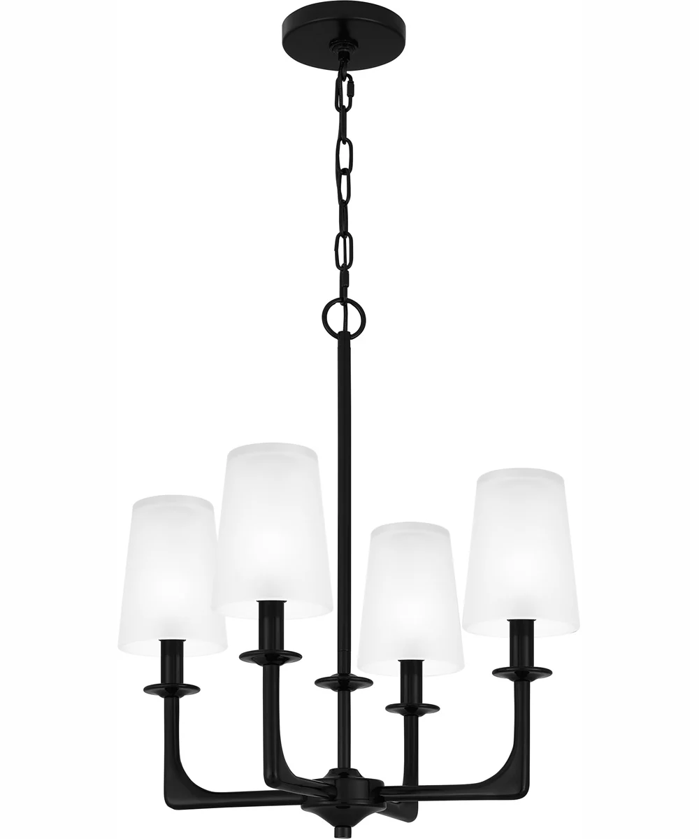 Hough 4-light Chandelier Mystic Black - Image 2