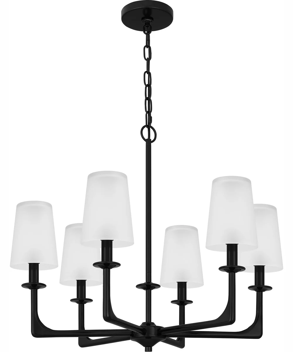 Hough 6-light Chandelier Mystic Black - Image 3