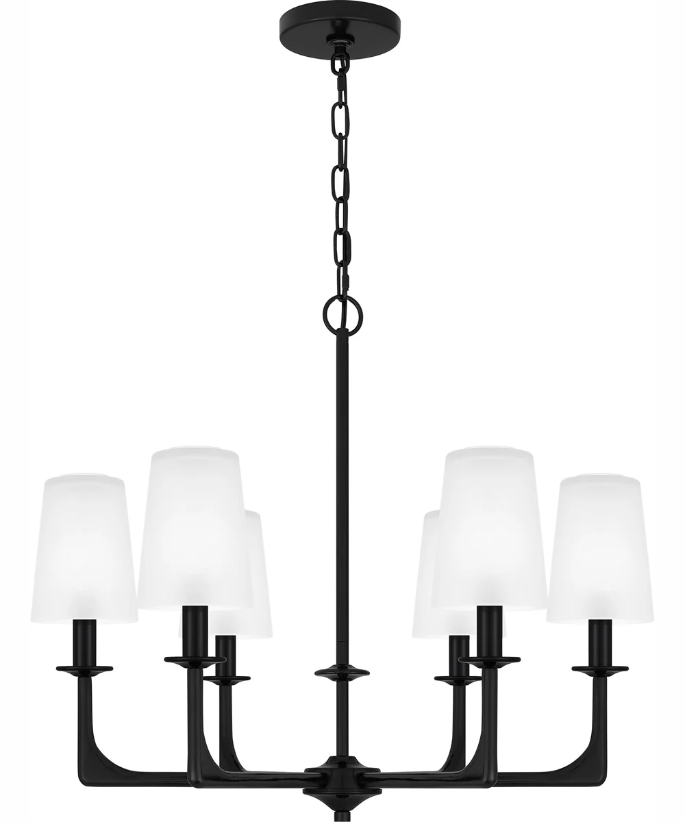 Hough 6-light Chandelier Mystic Black - Image 4
