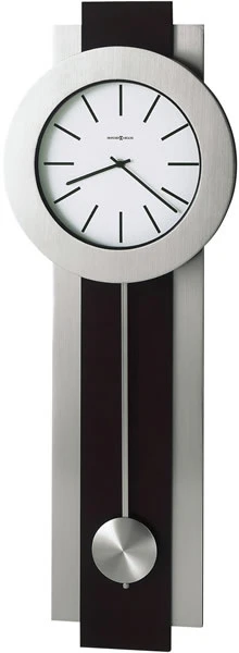 35"H Bergen Wall Clock Merlot Cherry