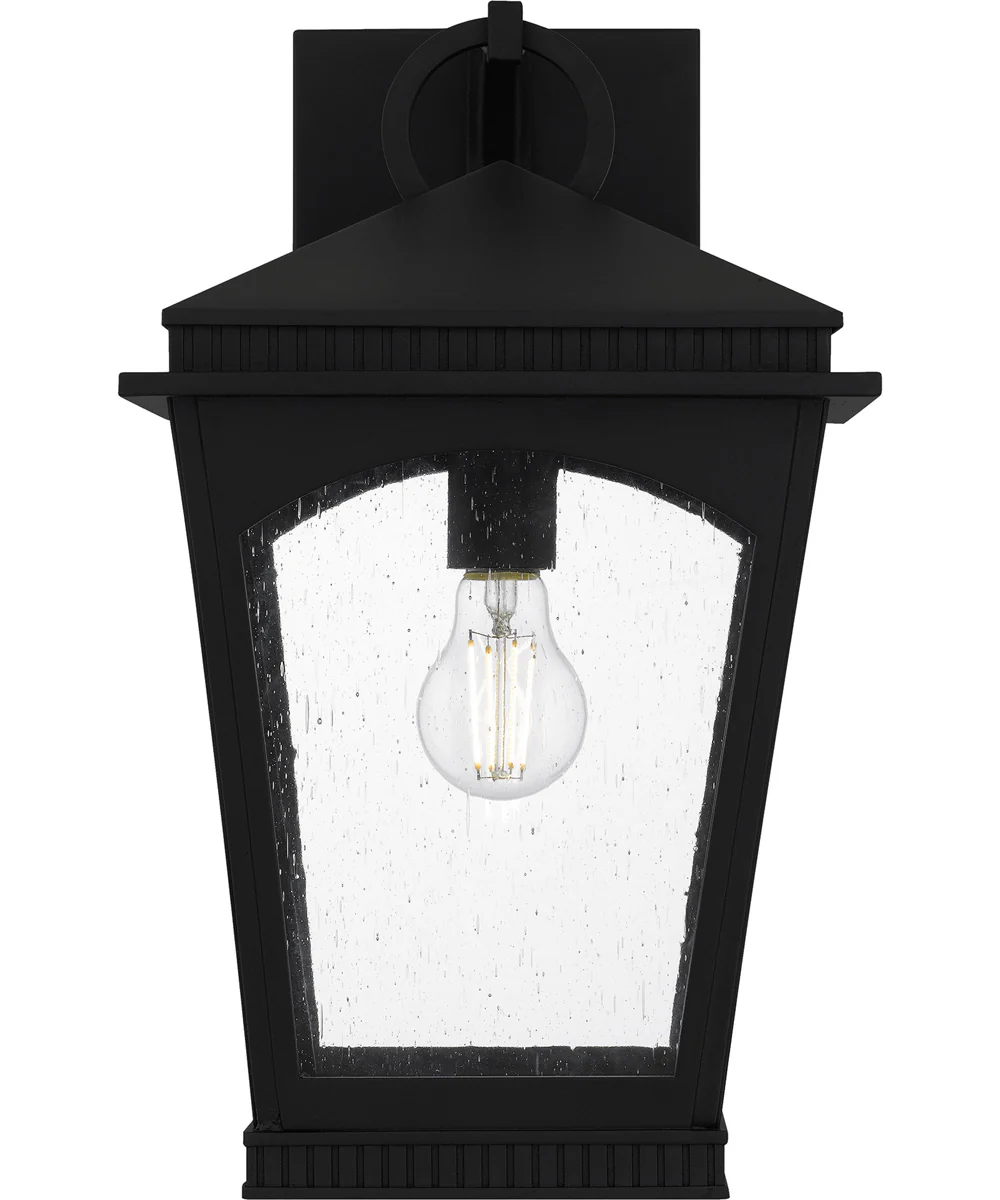 Huck Large 1-light Outdoor Wall Light Coastal Armour Aluminum Earth Black - Image 3