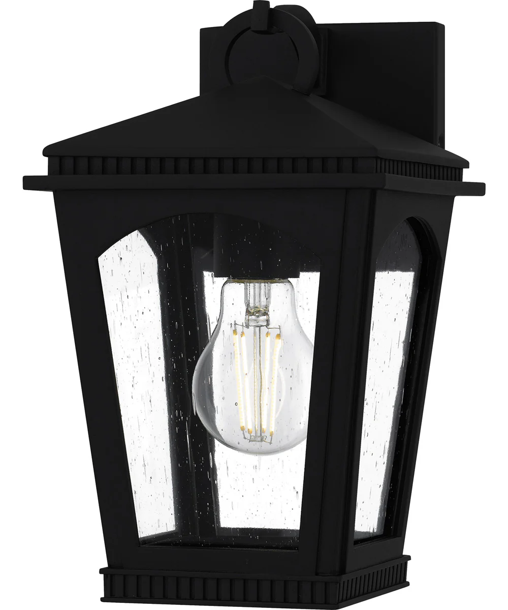 Huck Small 1-light Outdoor Wall Light Coastal Armour Aluminum Earth Black