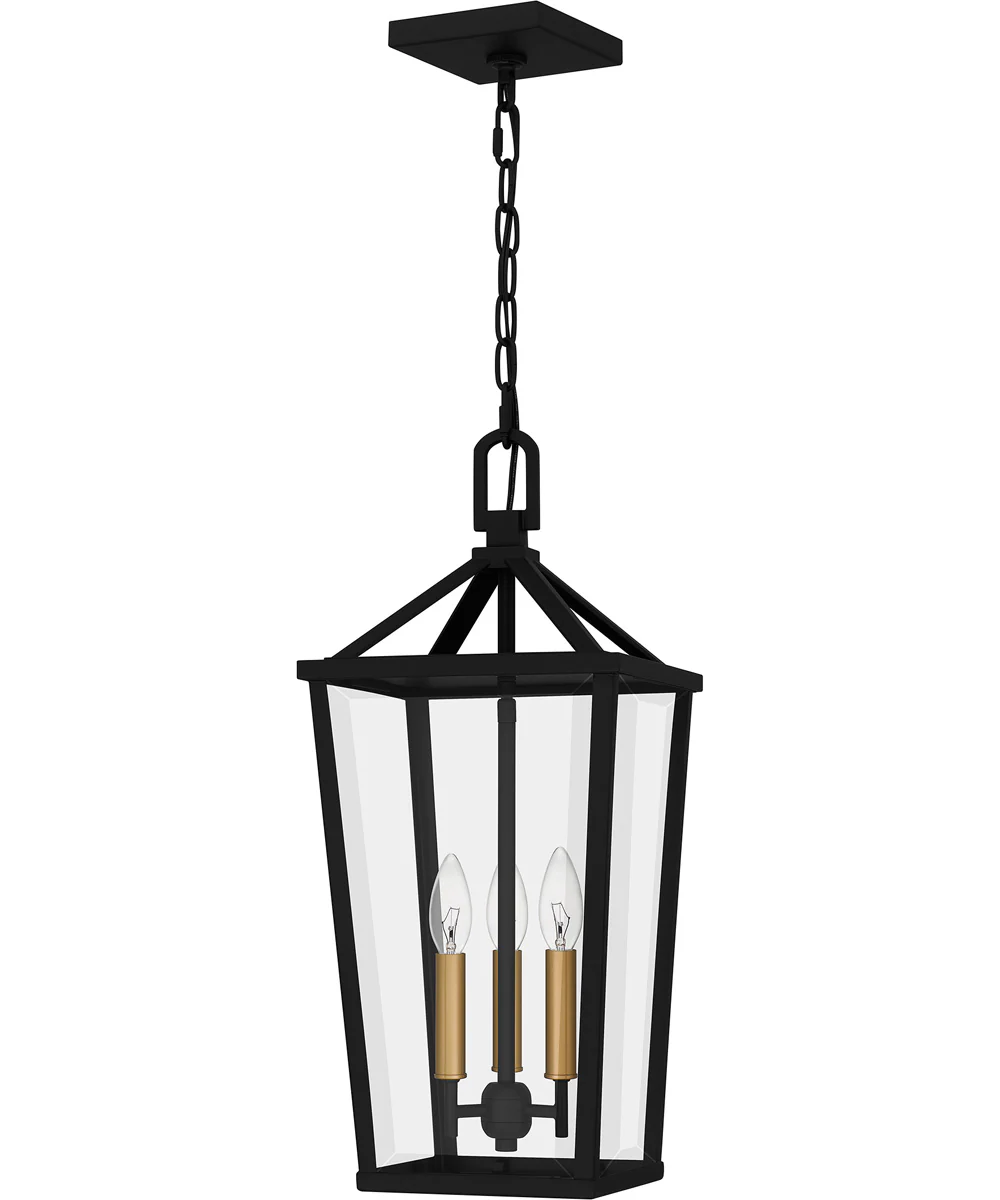 Hull Small 3-light Mini Pendant Matte Black - Image 2