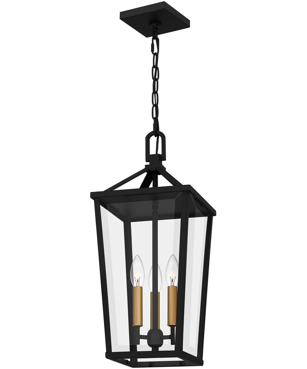 Hull Small 3-light Mini Pendant Matte Black - Image 4