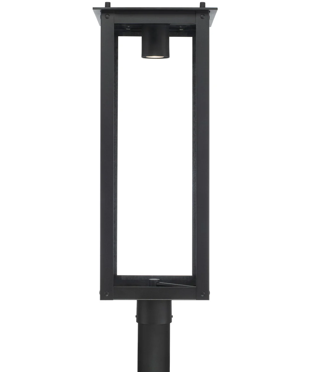 Hunt 1-Light Outdoor Post-Lantern Rain or Shine - Black - Image 4