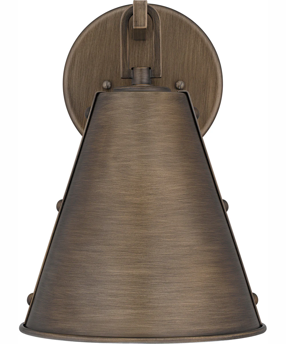 Hyde Medium 1-light Outdoor Wall Light  Coastal Armour Aluminum Burnished Bronze - Image 4
