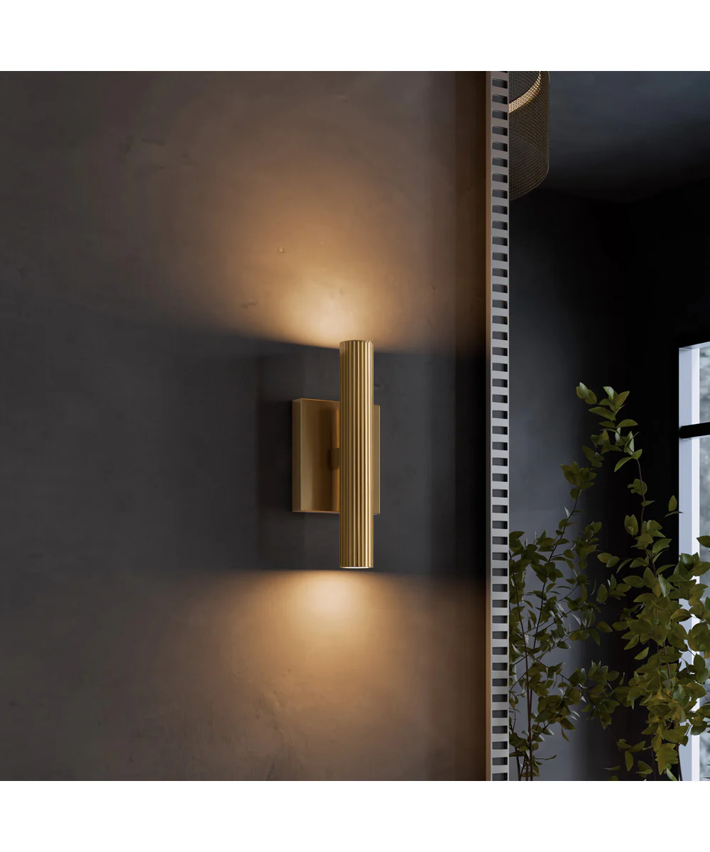 Ian 2-Light Sconce Aged Brass - Image 2
