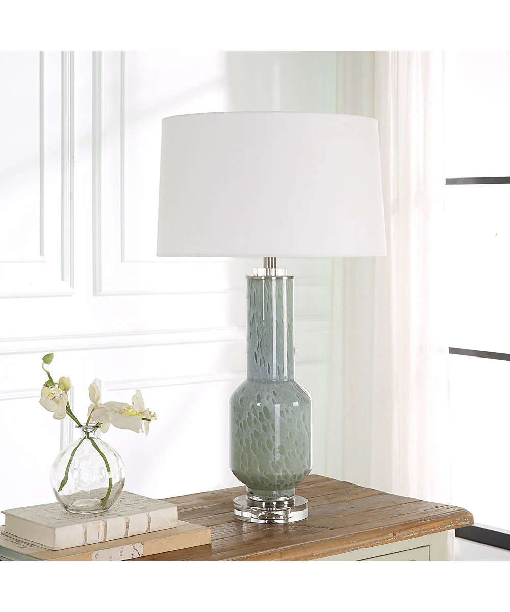 Imperia Aqua Gray Table Lamp - Image 2