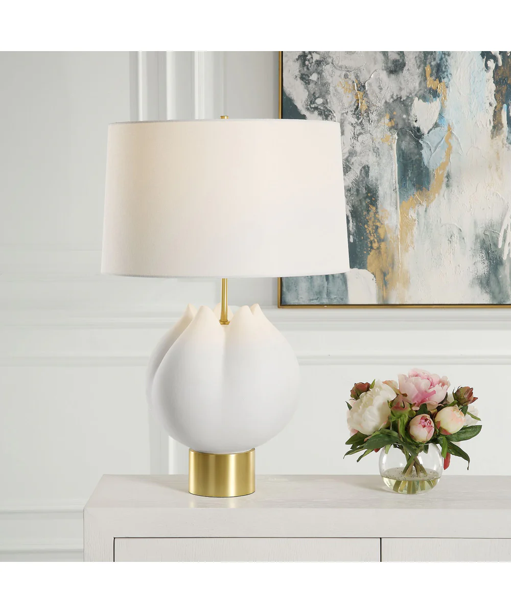 In Bloom White Table Lamp - Image 2