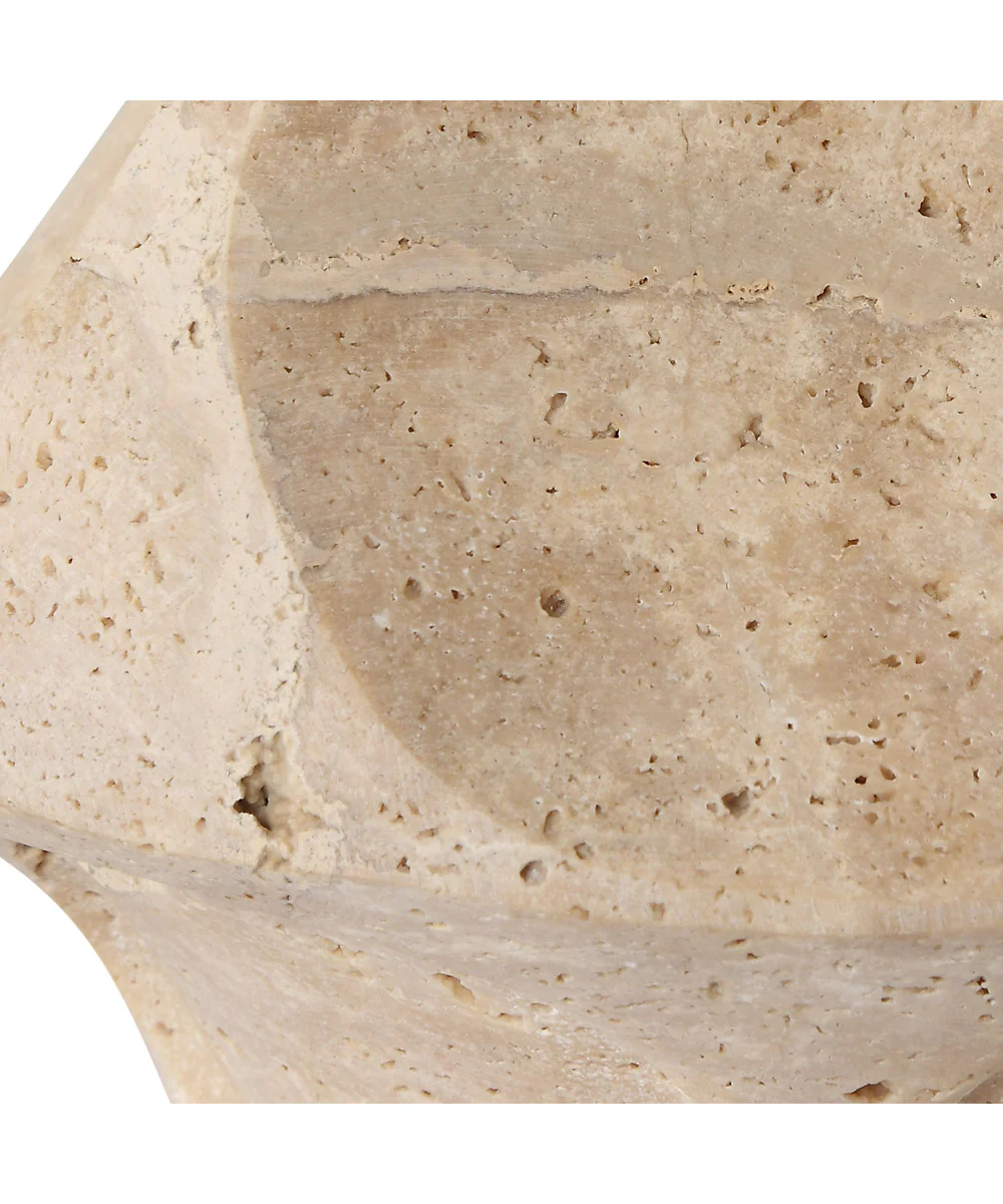 Indent Travertine Accent Lamp - Image 7
