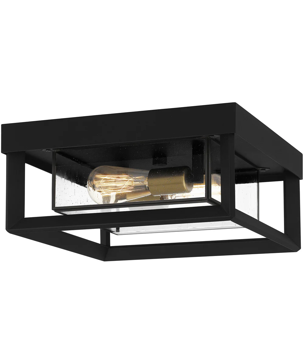 Infinger 2-light Semi Flush Mount Earth Black - Image 2